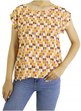 Blusa fantasia girocollo